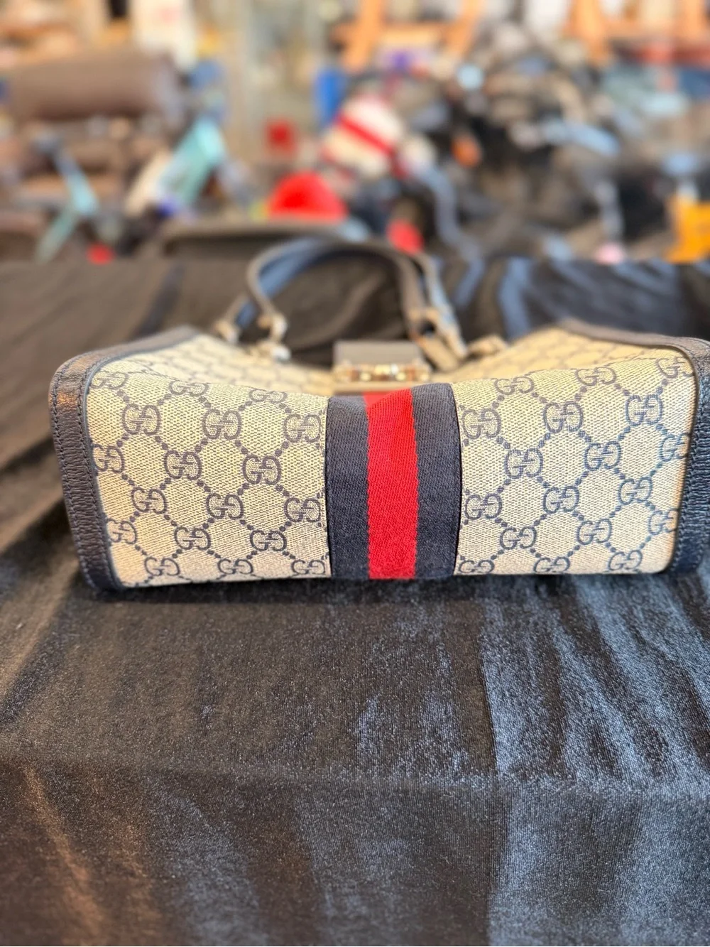 Gucci Padlock GG Supreme Small Tote